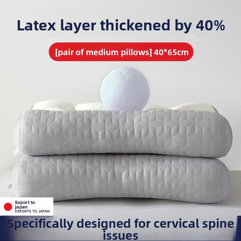Ergonomic Latex Cervical Support Pillow