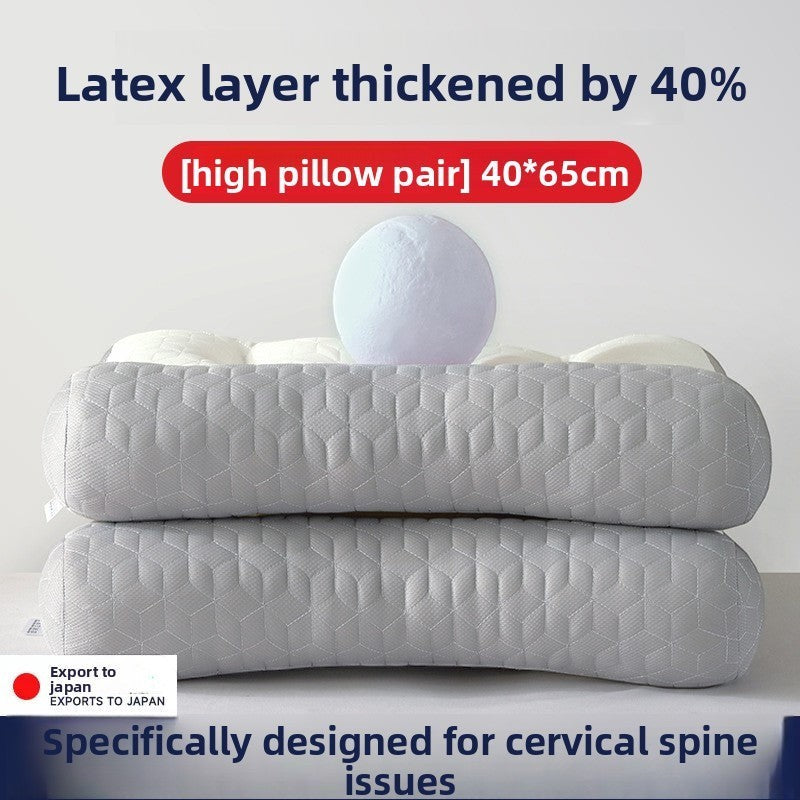 Ergonomic Latex Cervical Support Pillow