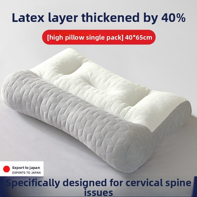 Ergonomic Latex Cervical Support Pillow