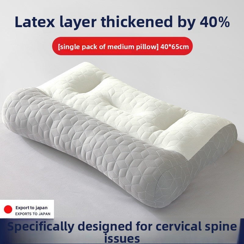 Ergonomic Latex Cervical Support Pillow